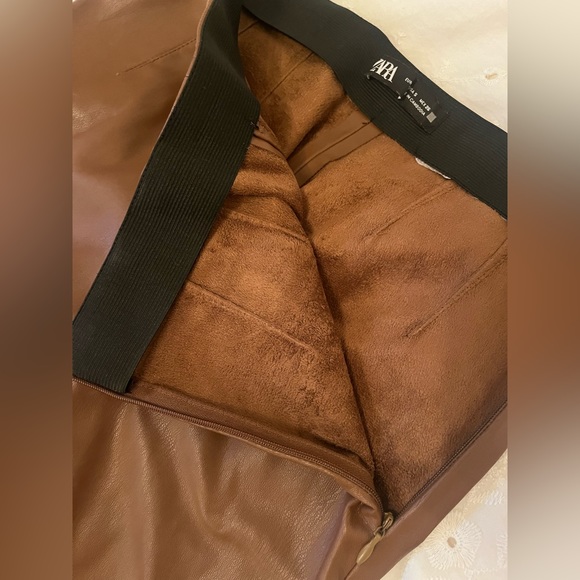 Zara faux leather leggings - Picture 4 of 4